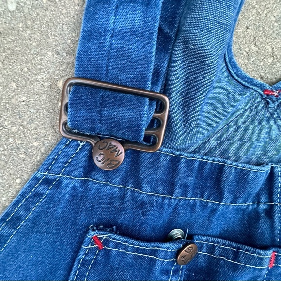 Big‎ Mac 46 Vintage Bib Overalls Country Outdoor Farmer Carpenter Grandpacore - Picture 7 of 14